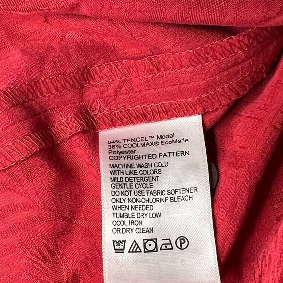 Tommy Bahama Maryland Terrapins Button Coconut Hawaiian‎ Shirt XXL Tencel NWT - Picture 10 of 11